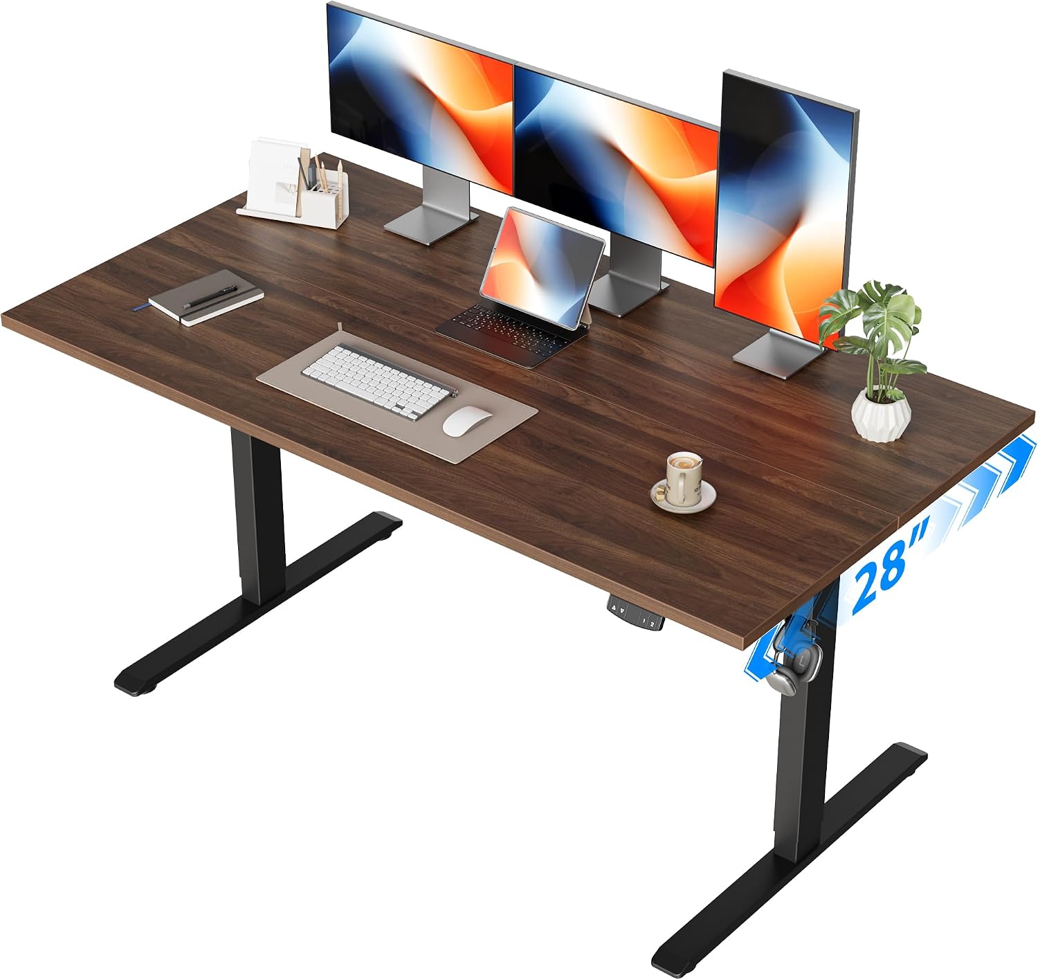 Home Office Work Table - Mesa Elétrica Ajustável em Altura, 55