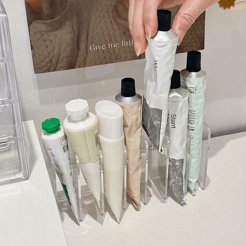 Home Office Work Table - 1 unidade Organizador de Cosméticos Transparente