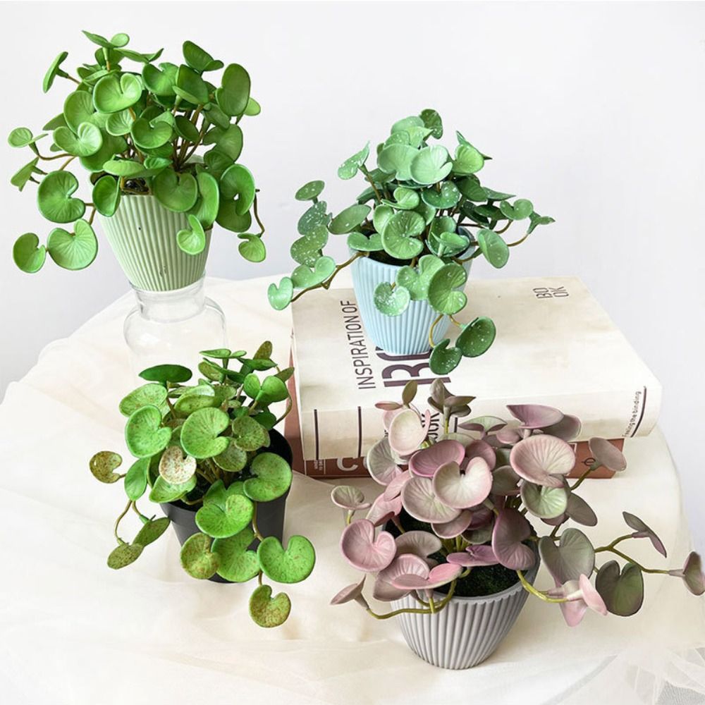 Home Office Layout - Cola macia planta artificial eva verde