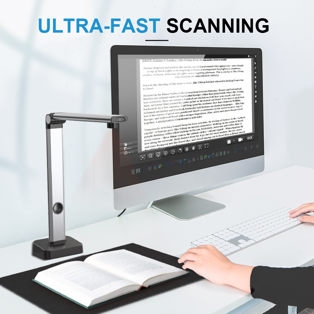 Document Scanner Portable - JOYUSING L14 14MP HD Livro e