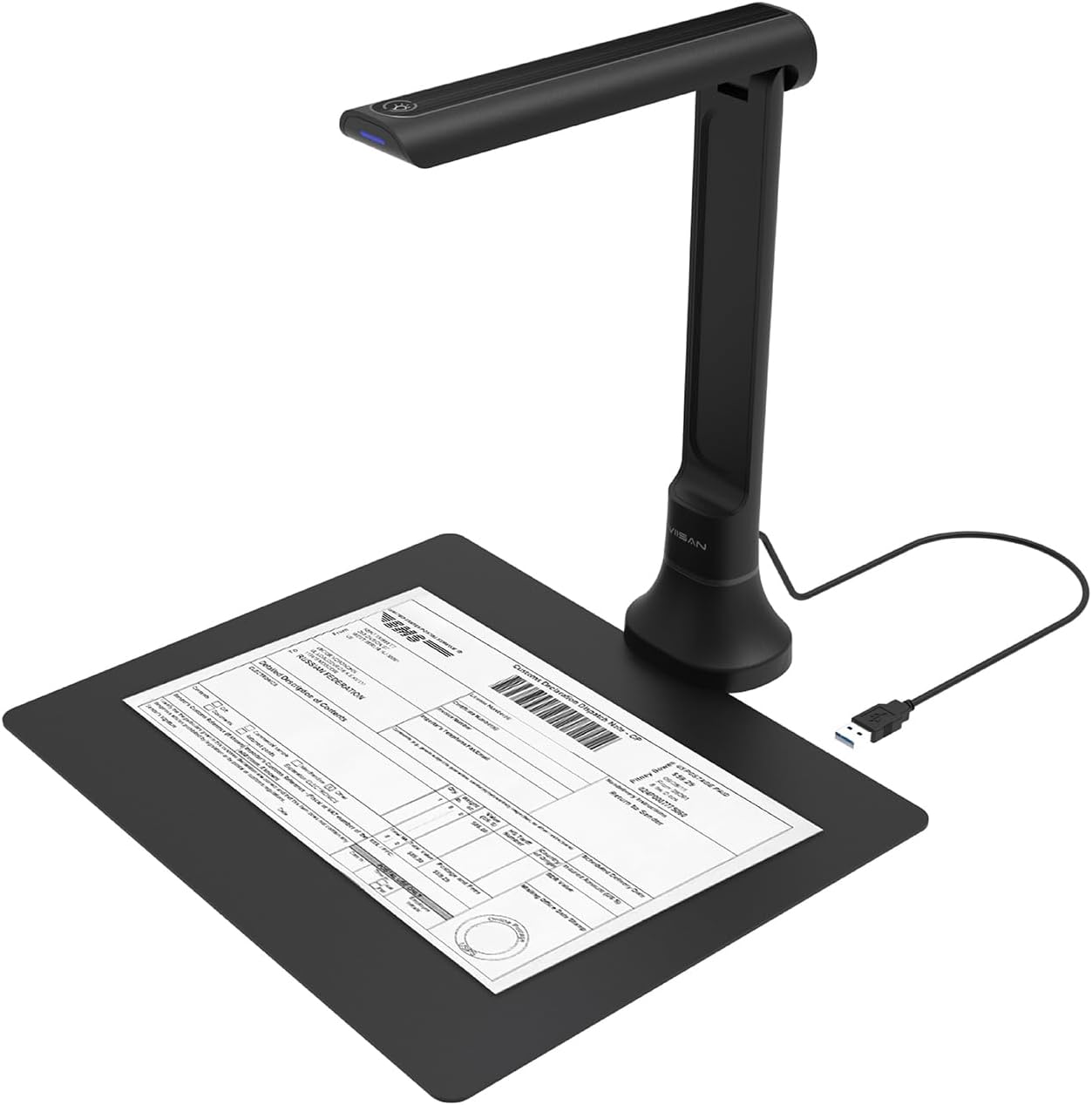 Document Scanner Portable - Câmera de Documentos VIISAN DB8401 16MP
