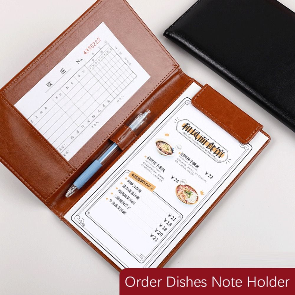 Document Scanner Portable - Pasta de arquivo a6 de couro