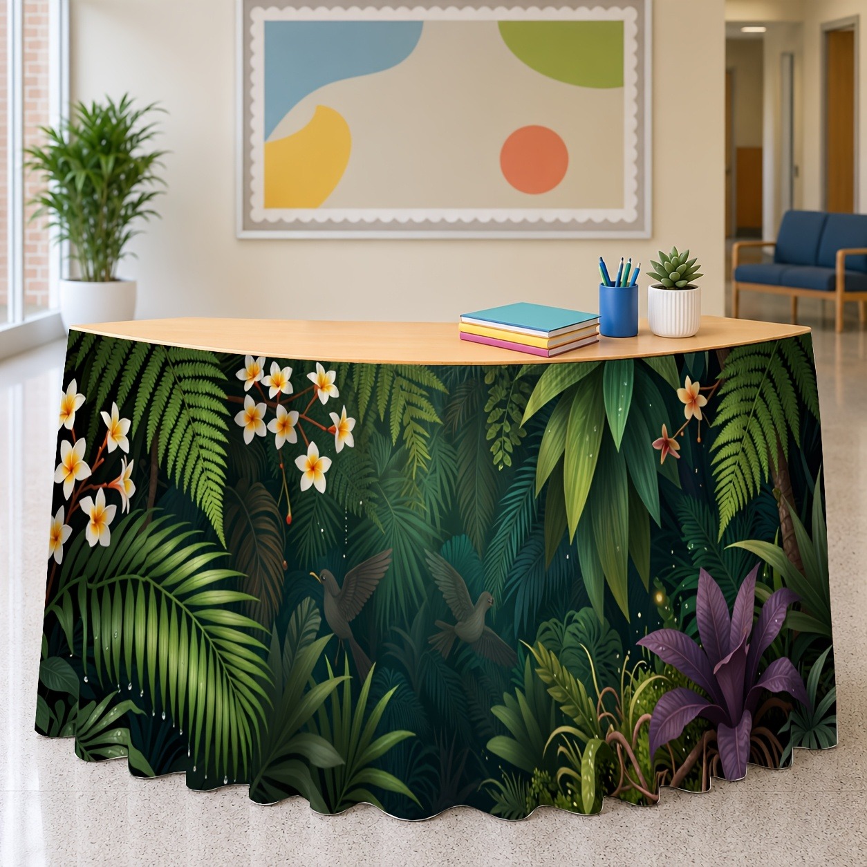 Decorações de plantas exóticas - Home Office Work Table avaliação e preço