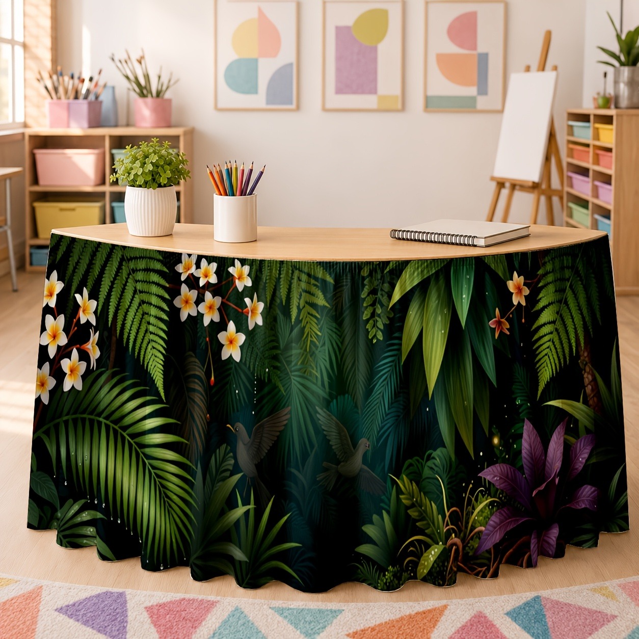 Decorações de plantas exóticas - Home Office Work Table avaliação e preço