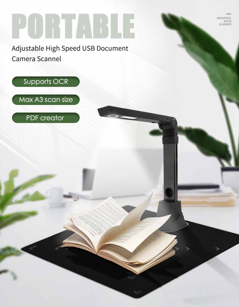 Câmera portátil do documento d - Document Scanner Portable avaliação e preço