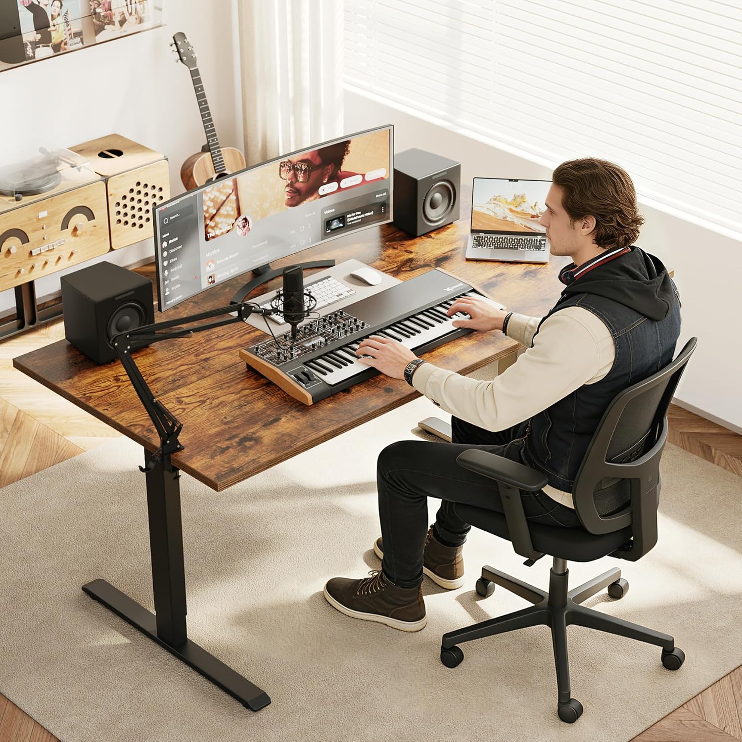 Mesa Elétrica Ajustável em Alt - Home Office Work Table avaliação e preço