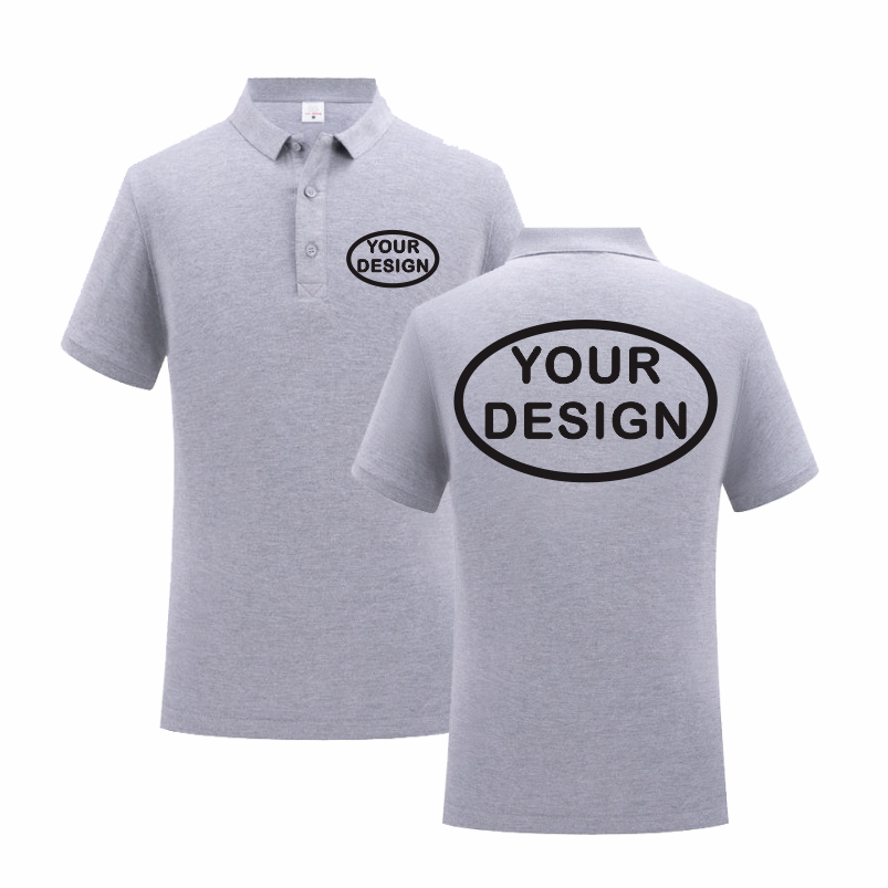 Verão puro algodão polo camisa - Home Office Logo avaliação e preço