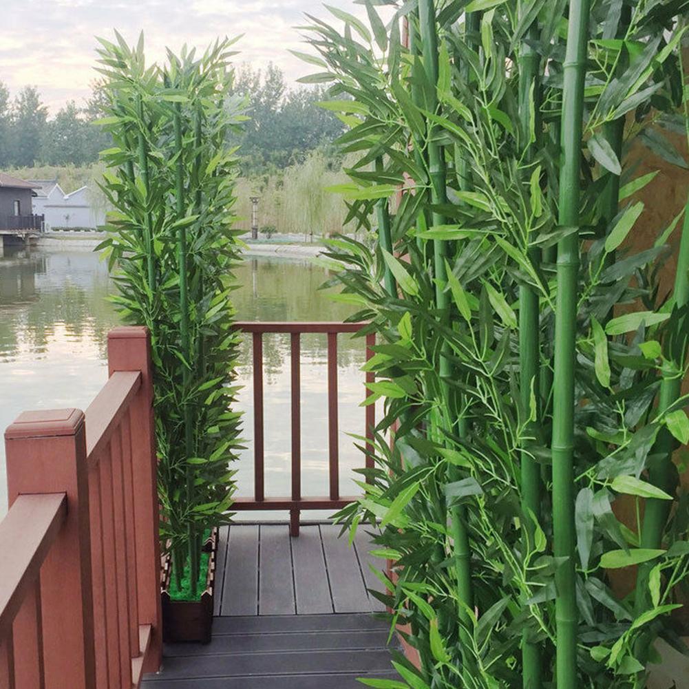 10 pçs folhas de bambu verde a - Home Office Layout avaliação e preço
