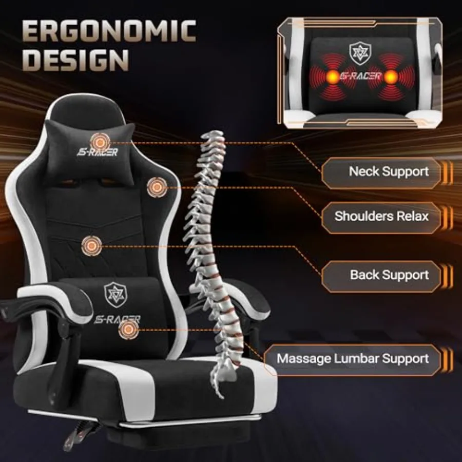 Cadeira de jogos para adultos  - Ergonomic Office Chair avaliação e preço
