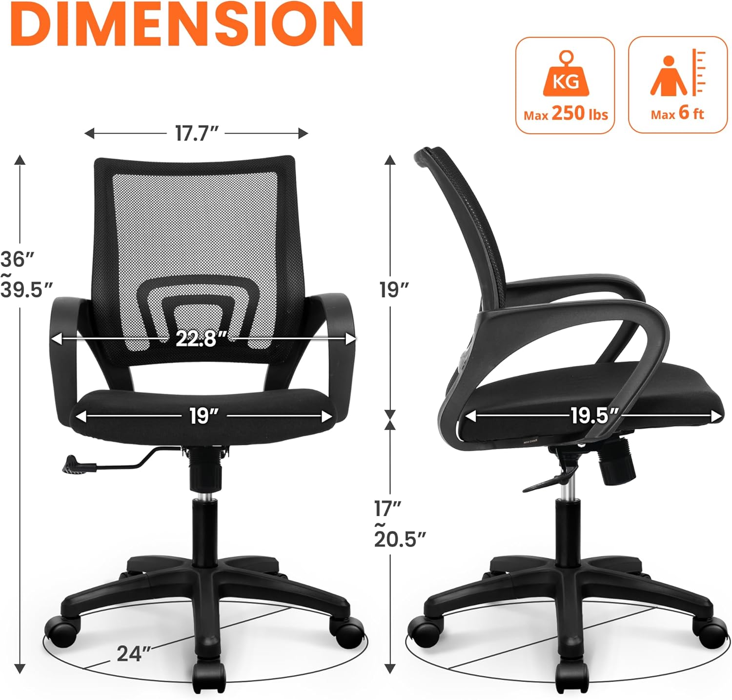 Cadeira de Escritório Ergonômi - Ergonomic Office Chair avaliação e preço