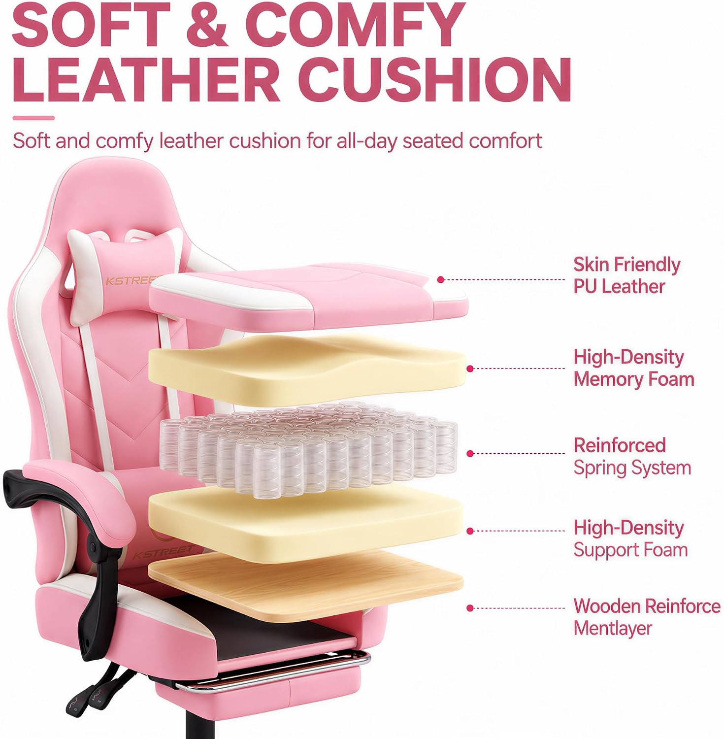 Cadeira de Gaming Ergonômica c - Ergonomic Office Chair avaliação e preço