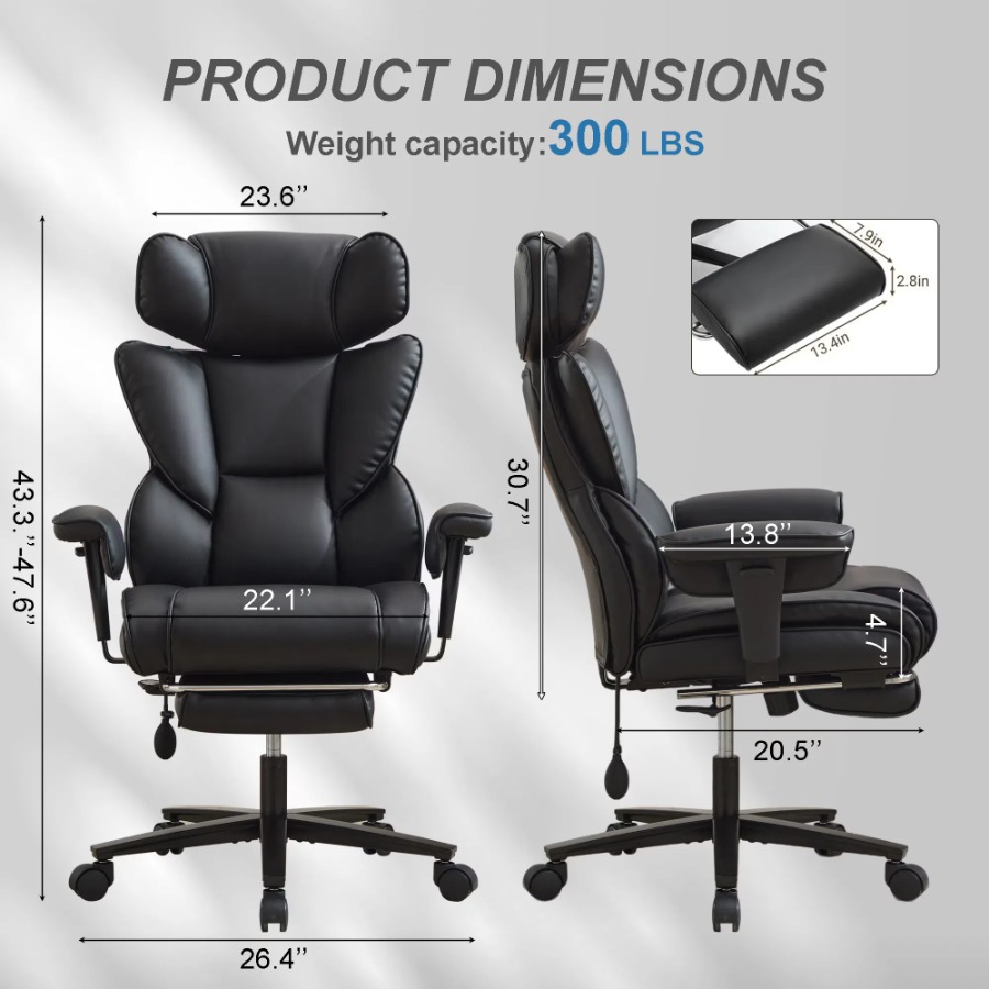 Cadeira de escritório com apoi - Ergonomic Office Chair avaliação e preço