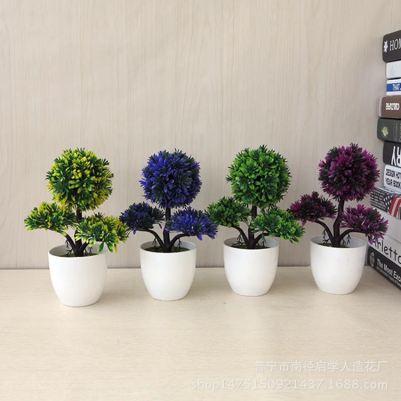 Planta Artificial Pequena em V - Home Office Layout avaliação e preço