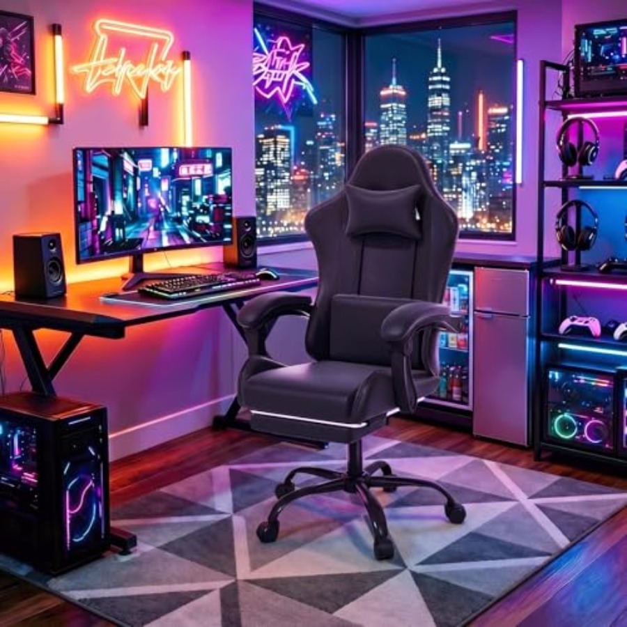 Cadeira Gamer para Uso em Escr - Ergonomic Office Chair avaliação e preço