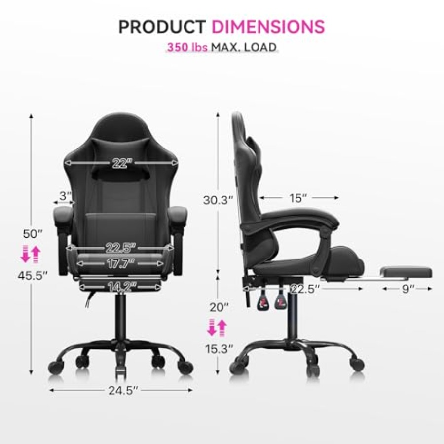 Cadeira Gamer para Uso em Escr - Ergonomic Office Chair avaliação e preço