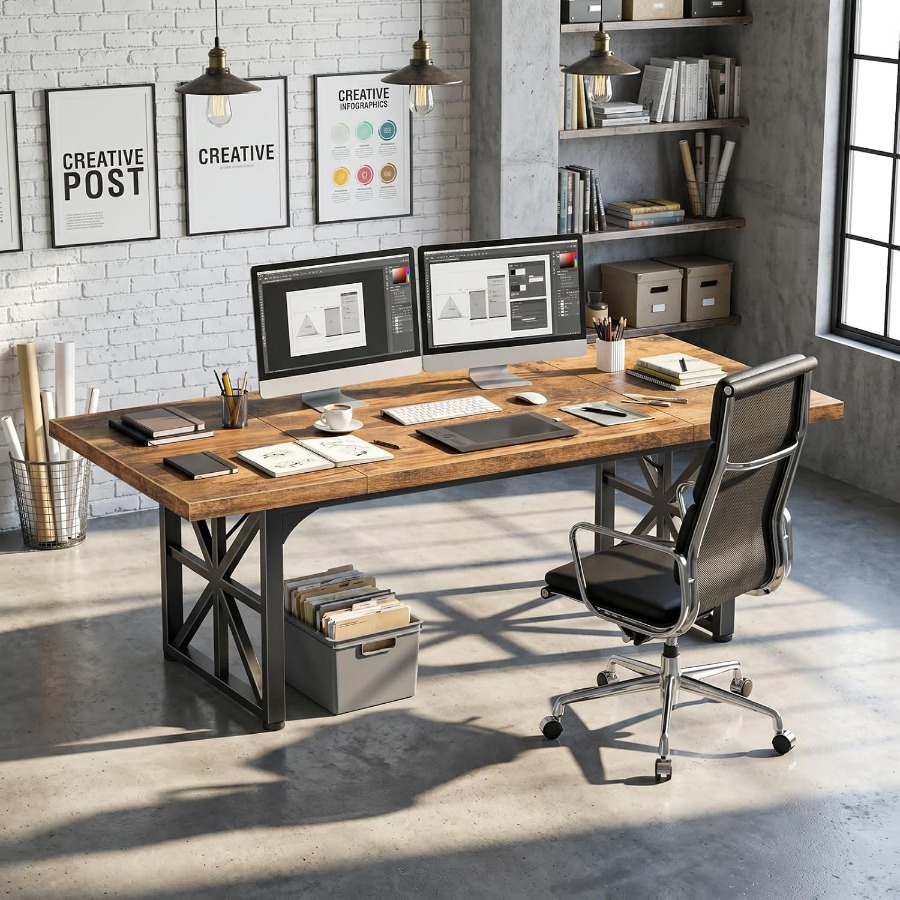 Mesa de escritório executiva d - Home Office Work Table avaliação e preço