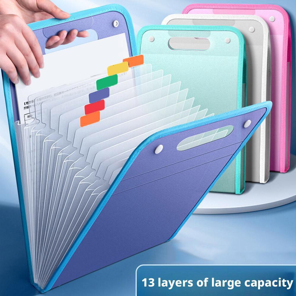 Pastas de Arquivo com 13 Bolso - Document Scanner Portable avaliação e preço